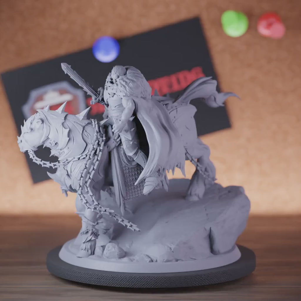 Fighter 5e | DnD Fighter Cavalry Sword Miniature