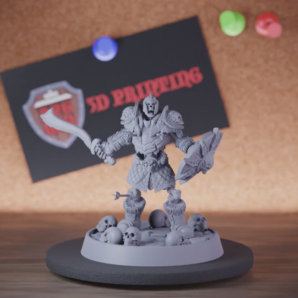 Skelett 5e | DnD Schildlord-Skelett-Miniatur 