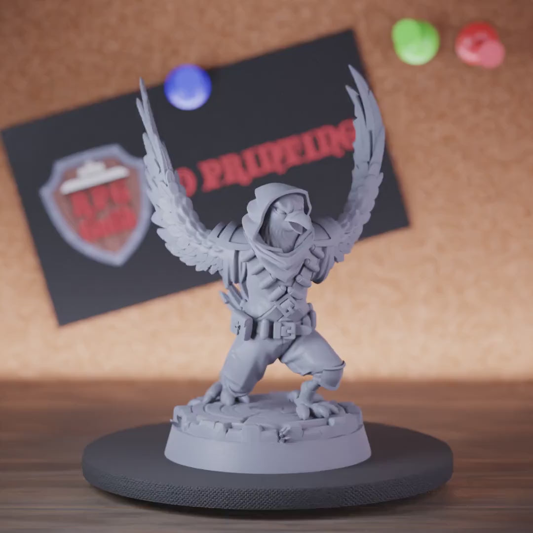 Aarakocra 5e | DnD Aarakocra Hawk Ranger Miniature