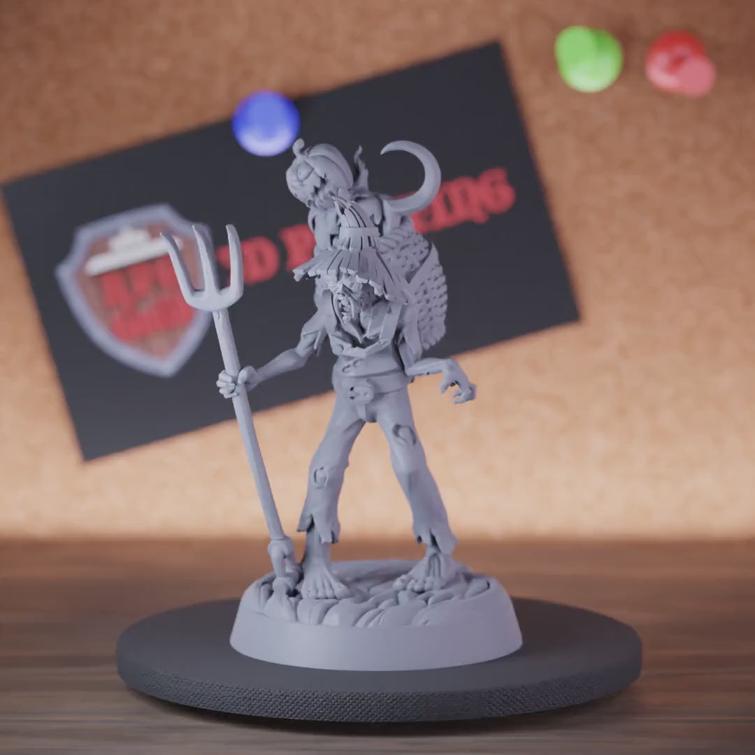 Undead 5e | DnD Undead Pumpkin Peasant Miniature