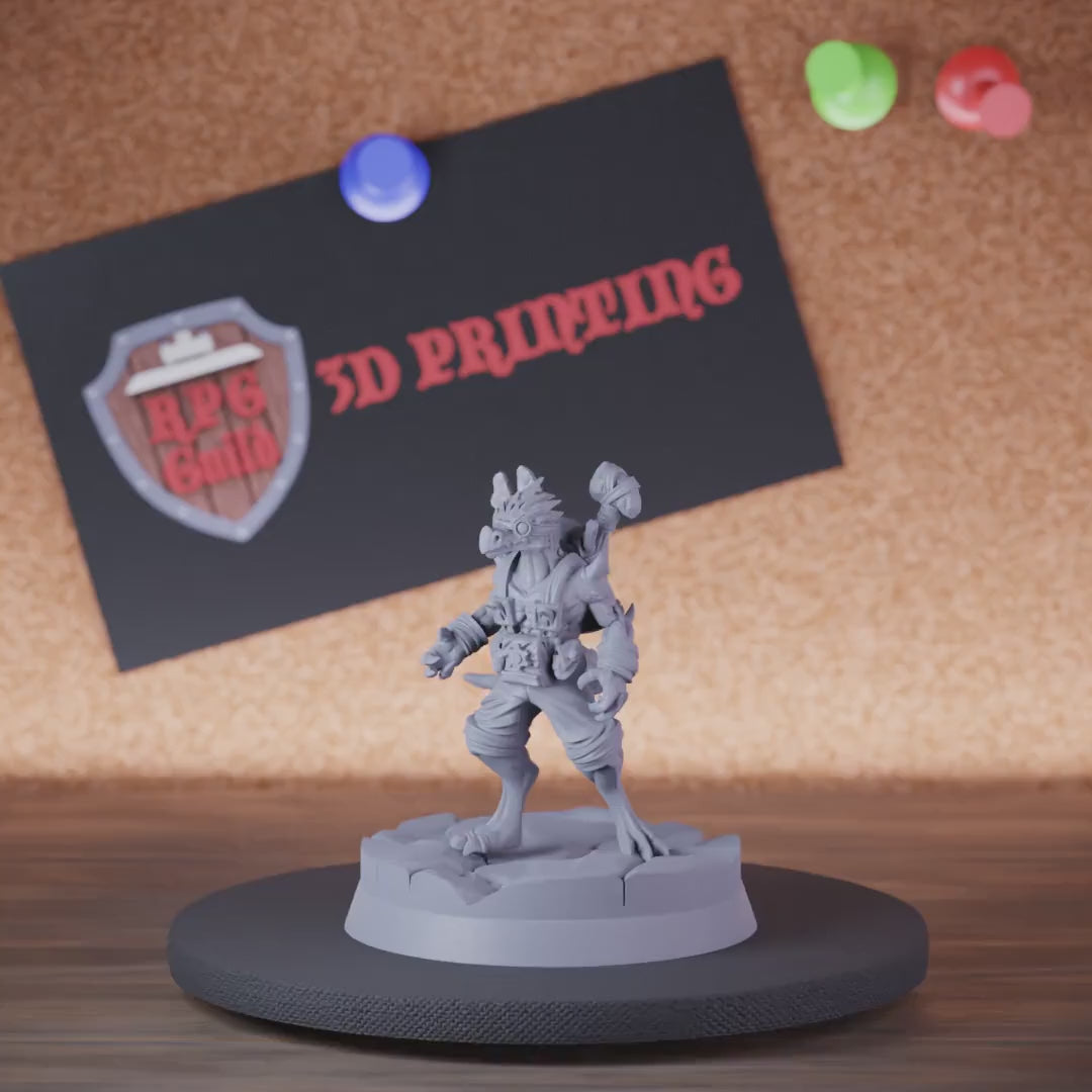 Artificer 5e | DnD Artificer Kobold Inventor Miniature