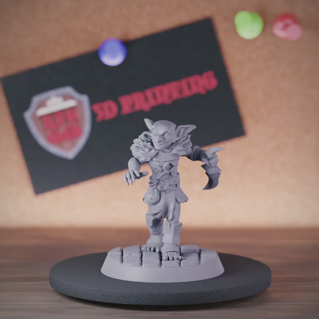 Goblin 5e | DnD Goblin Warrior Dagger Miniature