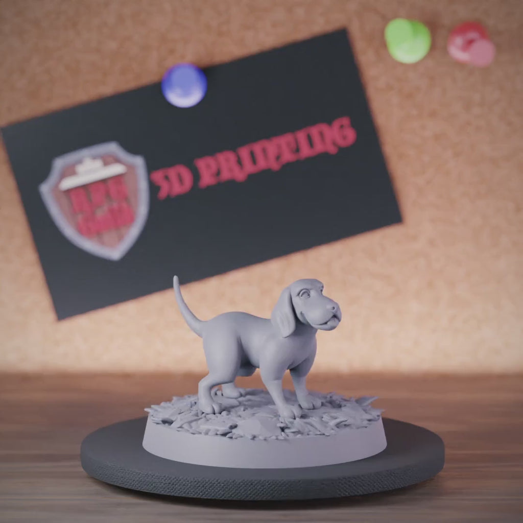 Companion 5e | DnD Dog Companion Beagle Standing Miniature