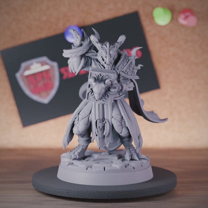 Dragonborn 5e | DnD Dragonborn Warlock Wizard Miniature