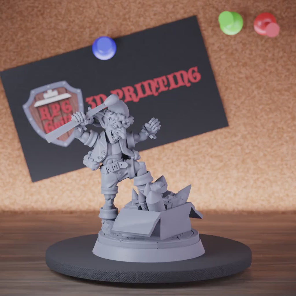 Goblin 5e | DnD Christmas Fireworks Miniature