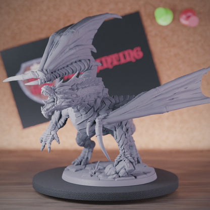 Dragon 5e | DnD Young Red Dragon Miniature