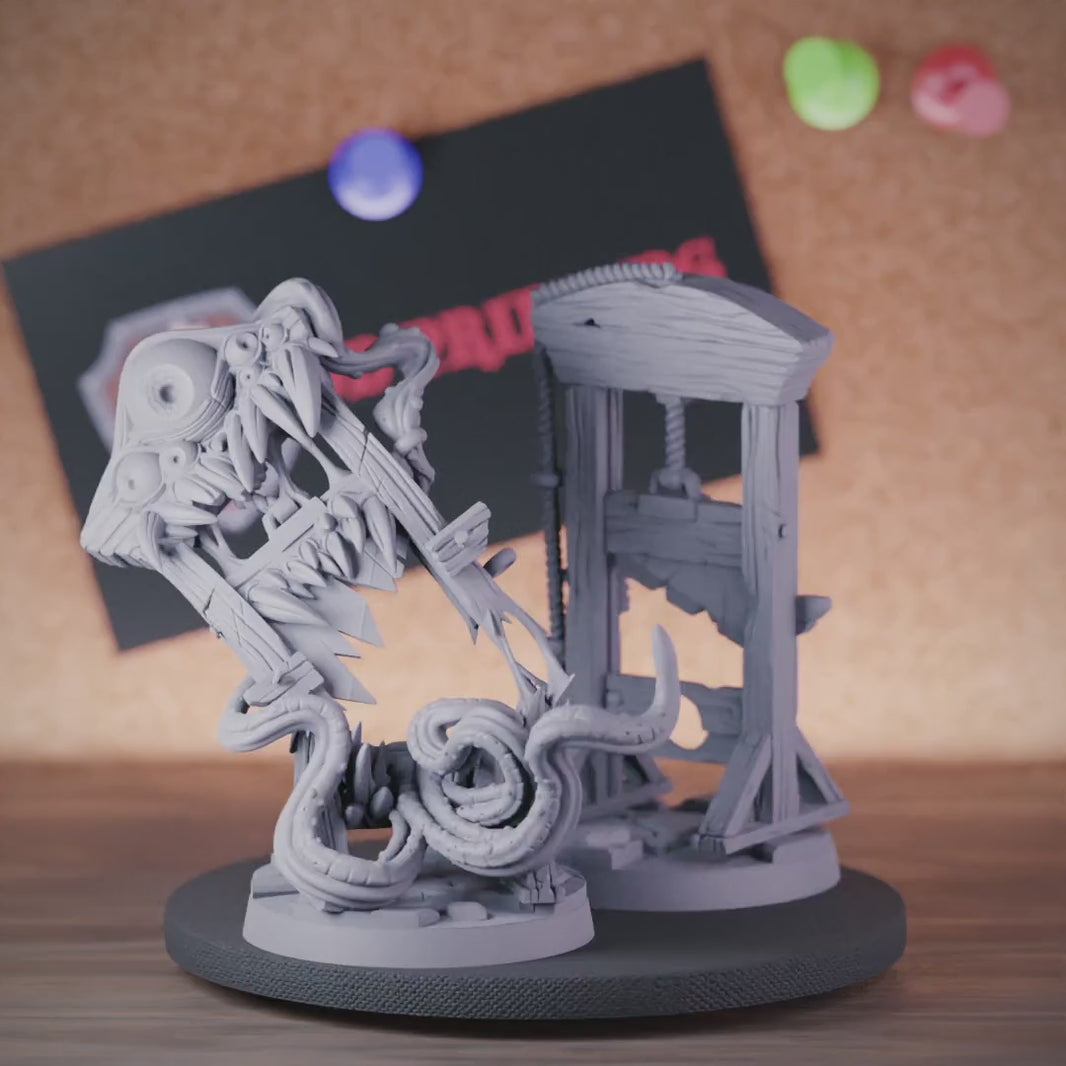 Mimic 5e | DnD Furniture Guillotine Mimic Miniature