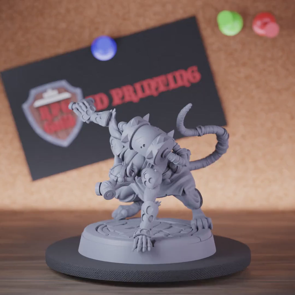 Ratmen 5e | DnD Ratmen Boss Monster Bomber Miniature