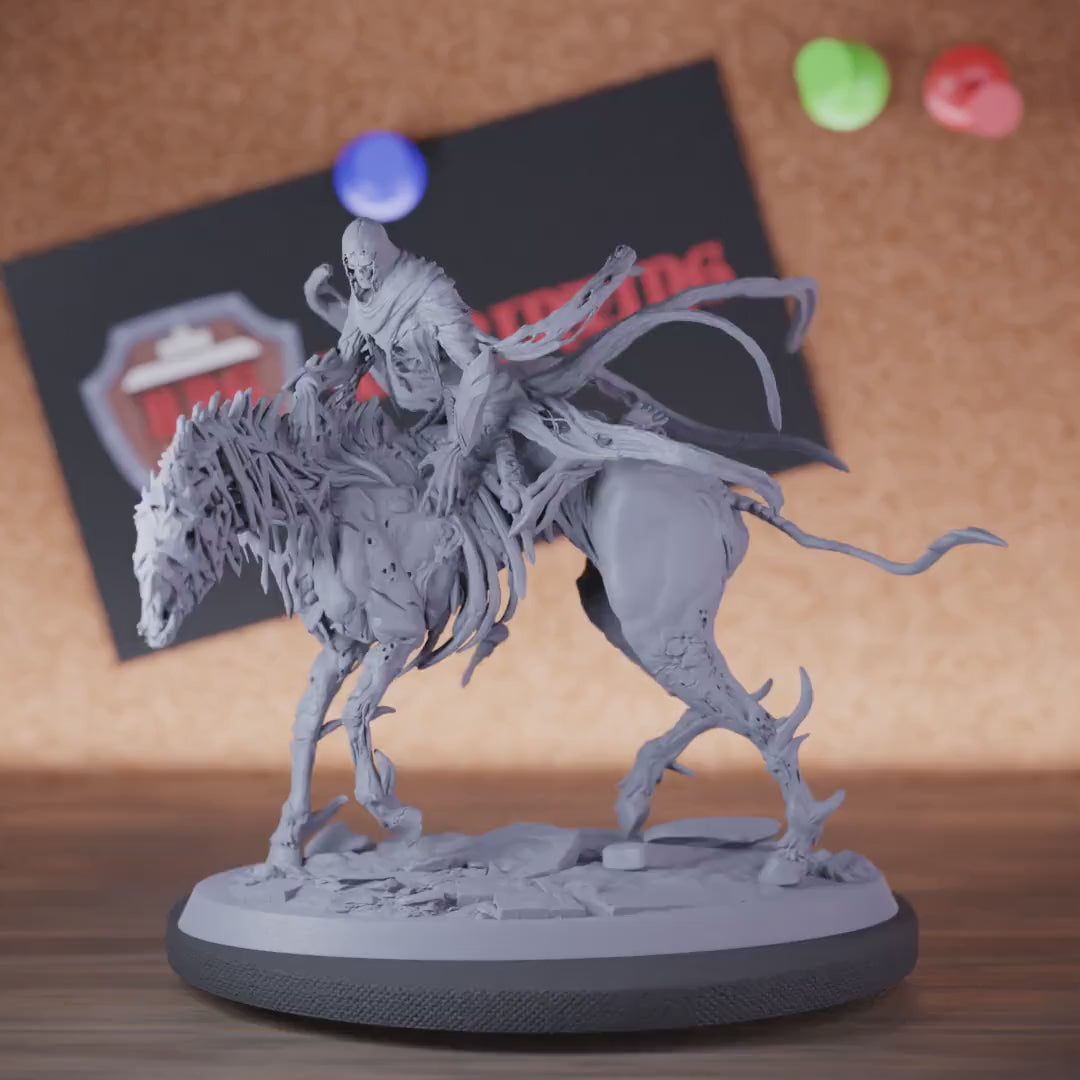 Wraith 5e | DnD Banshee Cavalier Monster Miniature