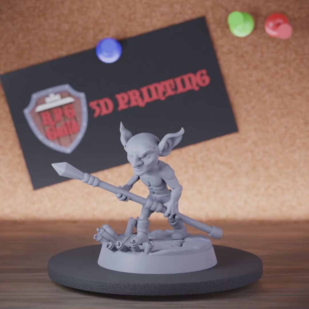 Child Goblin 5e | DnD Spear Monster Miniature