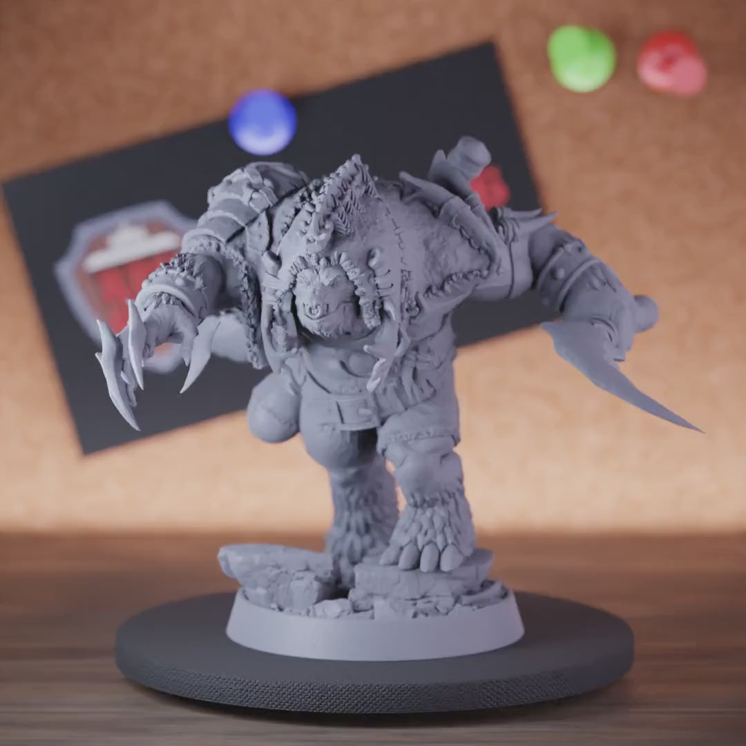 Werebear 5e | DnD Tribal Warrior Claws Miniature
