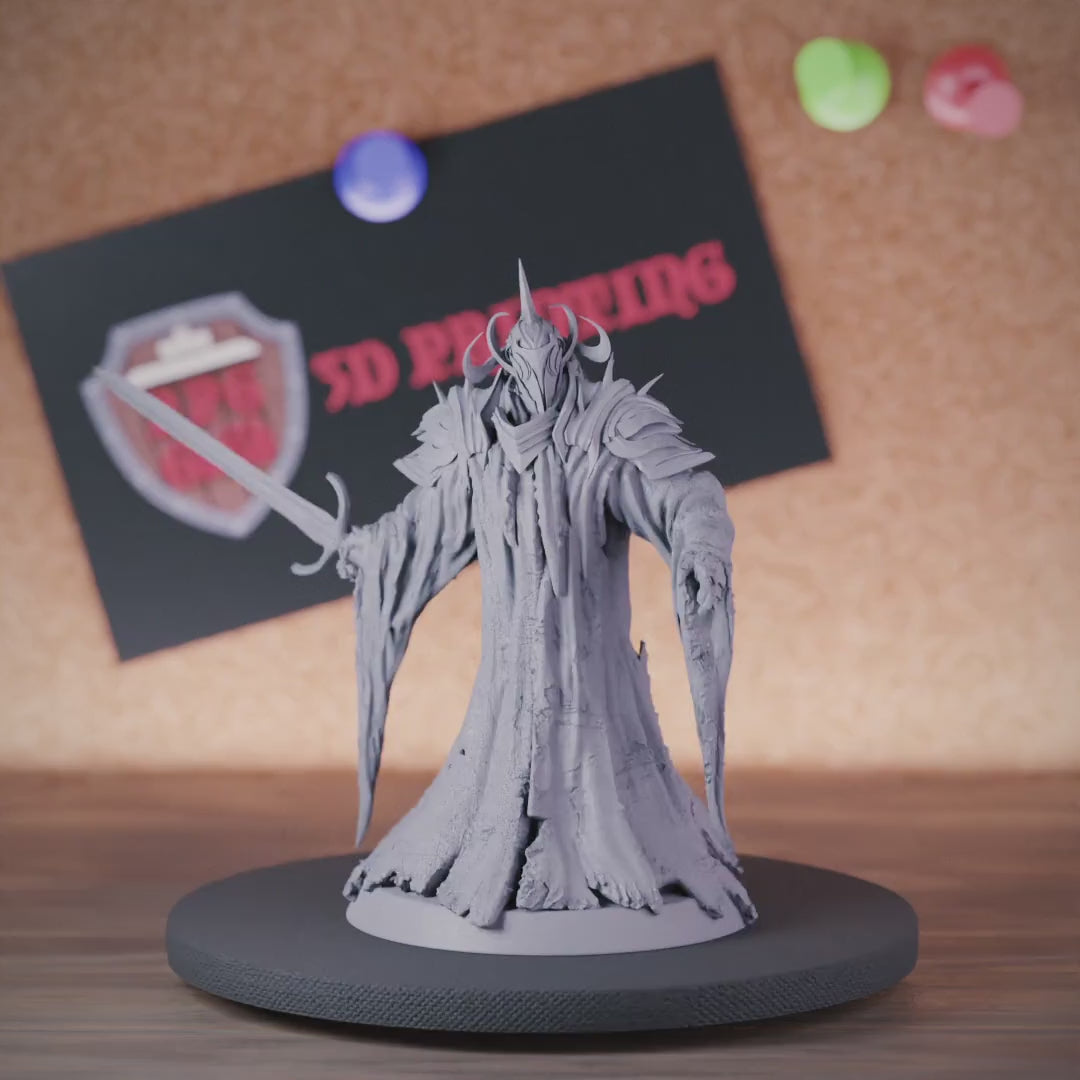 Wight 5e | DnD Undead Monster Sword Miniature