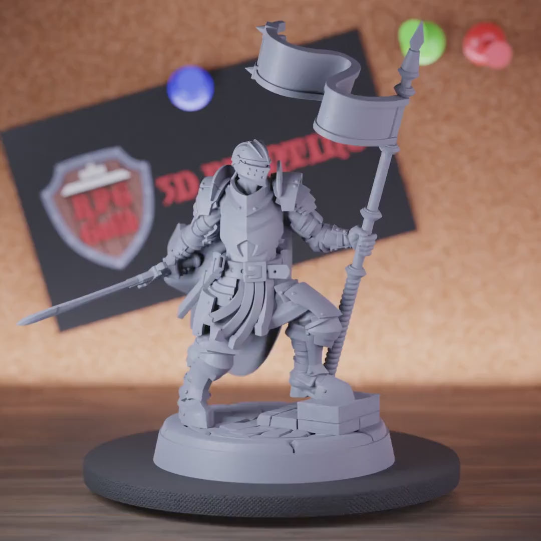 Knight 5e | DnD Knight Armored Paladin Sword Miniature