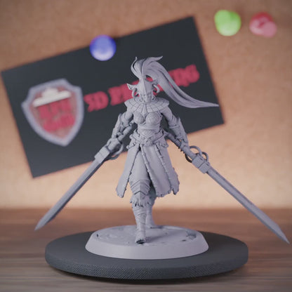 Fighter 5e | DnD Female Fighter Amazon Tribe Miniature