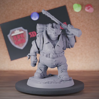 Giff 5e | DnD Giff Ranger Explorer Miniature