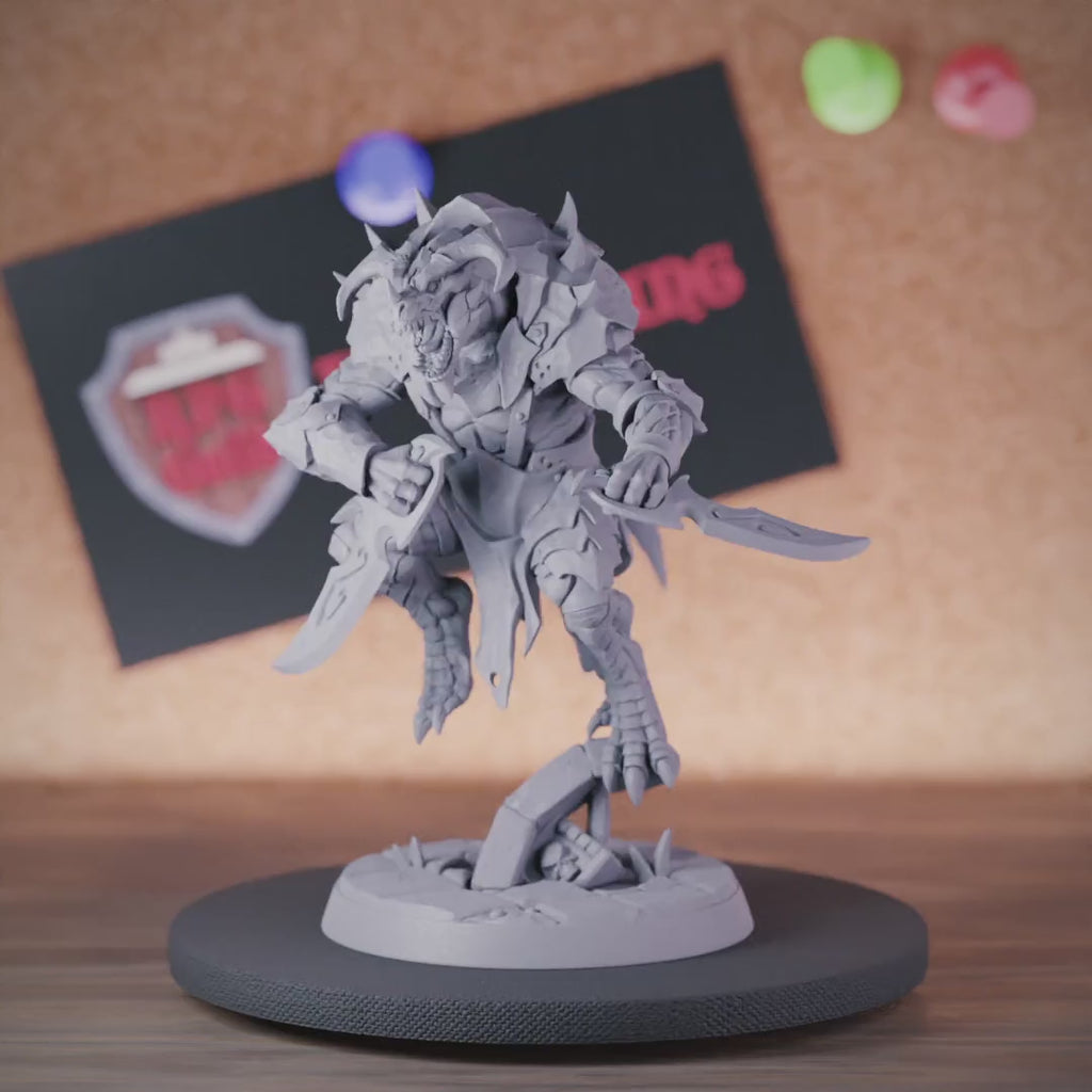 Dragonborn 5e | DnD Dragonborn Assassin Troop Miniature