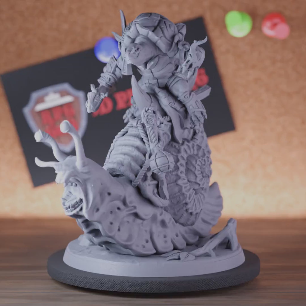 Tortle 5e | DnD Tortle Snail Rider Miniature