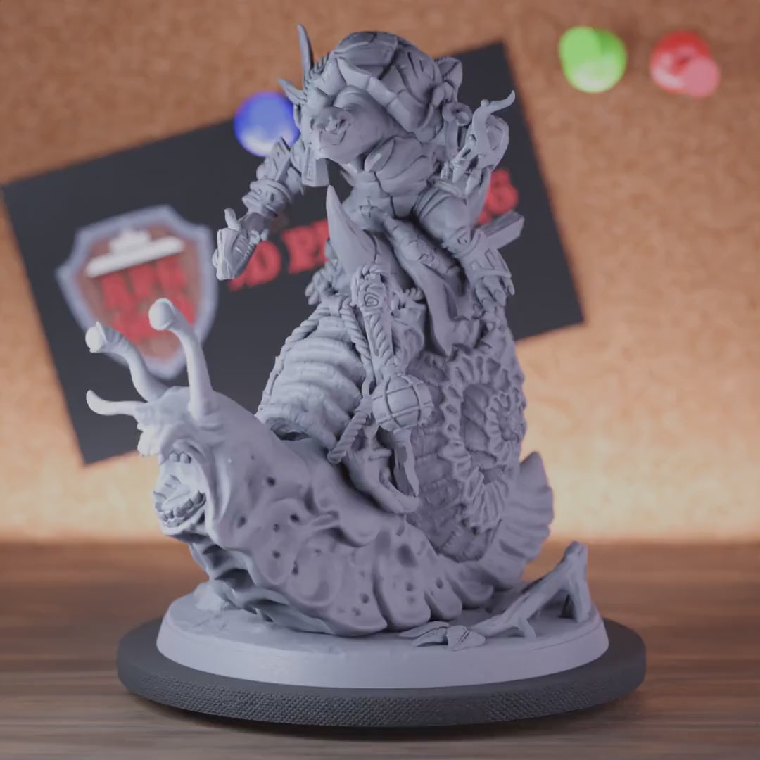 Tortle 5e | DnD Tortle Snail Rider Miniature