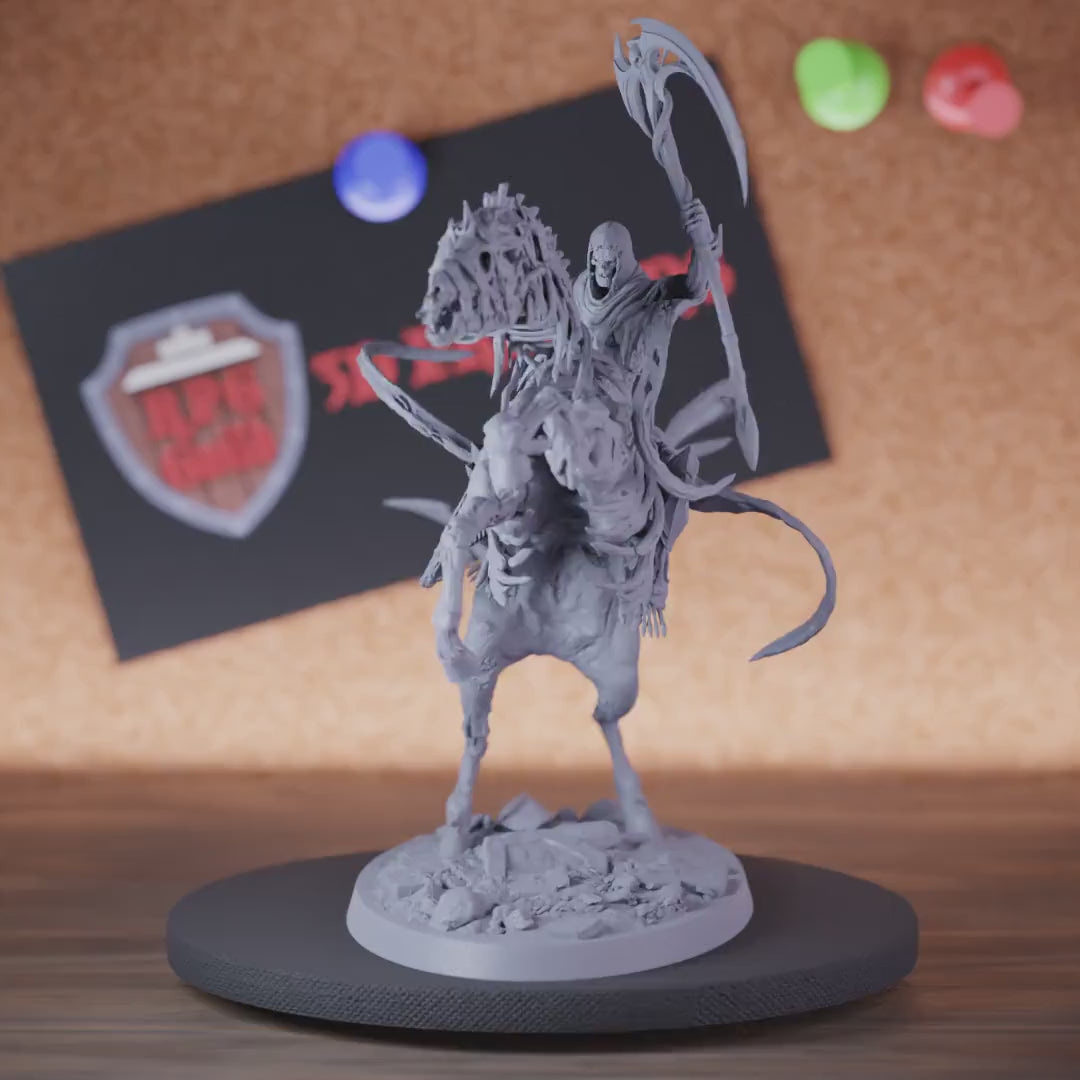 Wraith 5e | DnD Skeleton Cavalier Soldier Miniature