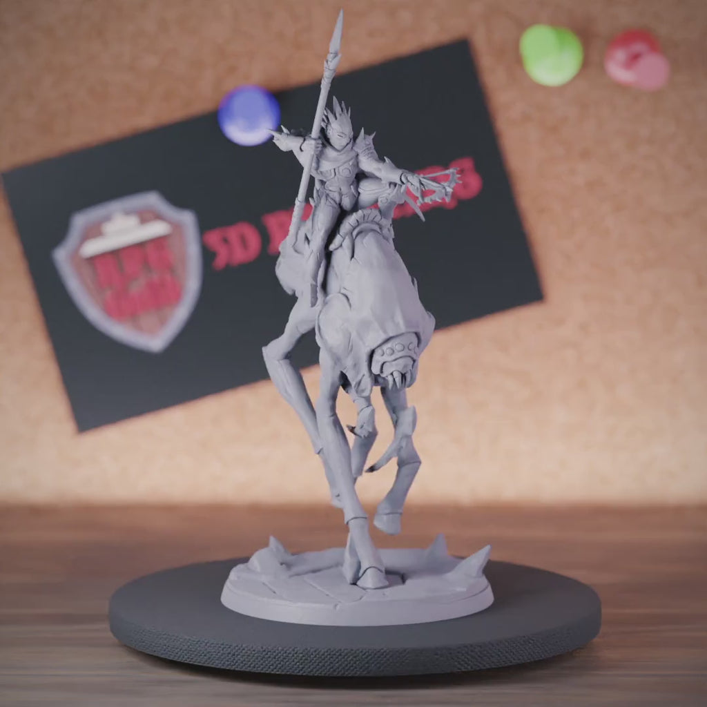 Elf 5e | DnD Dark Elf Underdark Hunter Rider Miniature