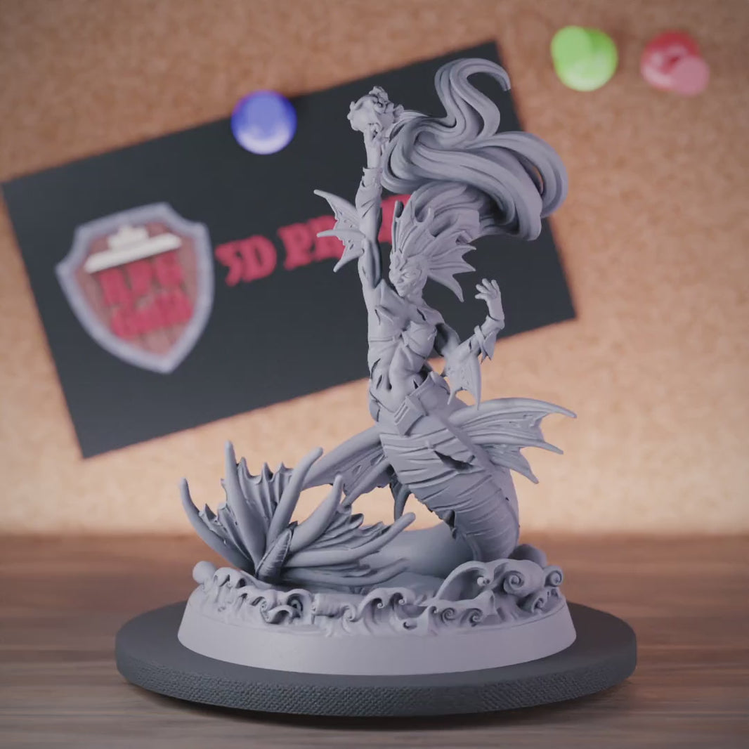 Merfolk 5e | DnD Merfolk Umberlee Sorcerer Miniature