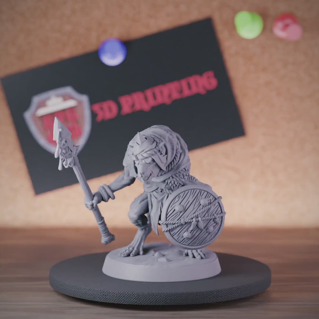 Ratmen 5e | DnD Ratmen Spear Skaven Miniature