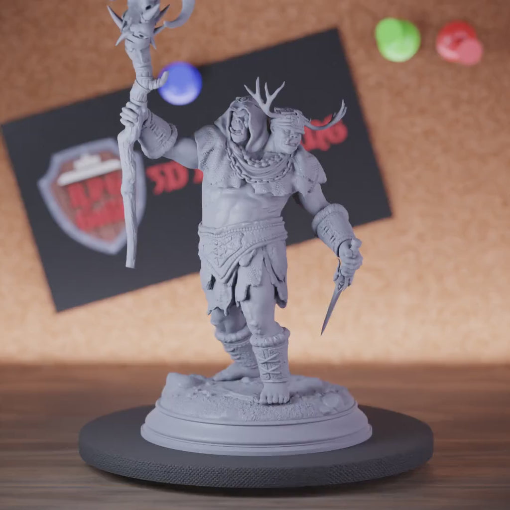 Ettin 5e | DnD Ettin Monster Magier Miniatur 