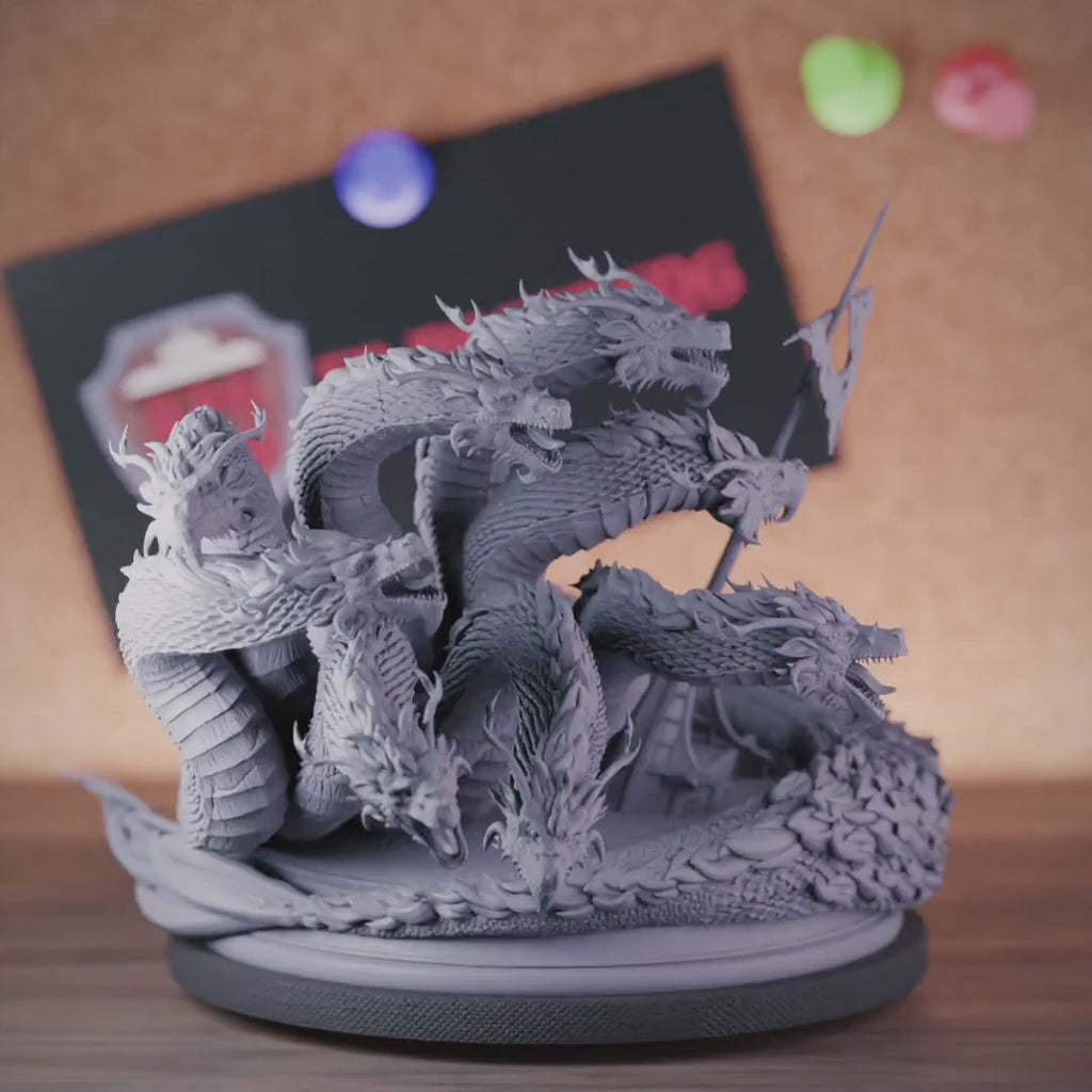 Hydra 5e | DnD Giant Hydra Monstrosity Miniature