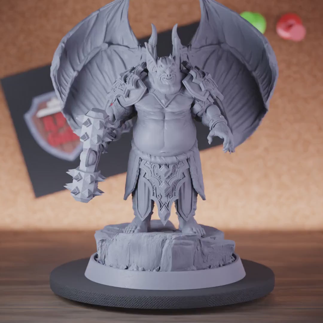 Demon 5e | DnD Massive Winged Demon Boss Miniature