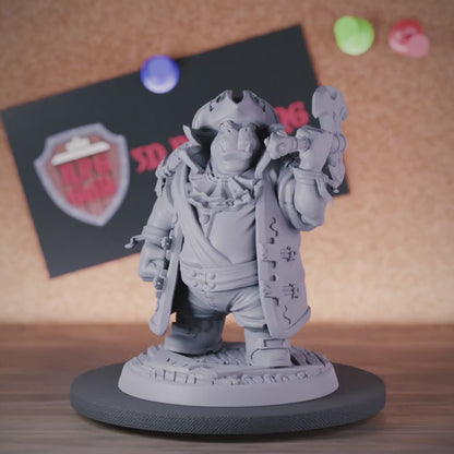 Giff 5e | DnD Giff Pirate Deck Officer Miniature