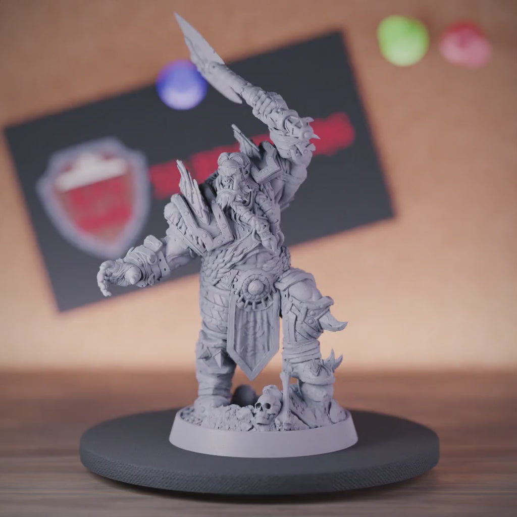 Ork 5e | DnD Ork-Champion-Miniatur 