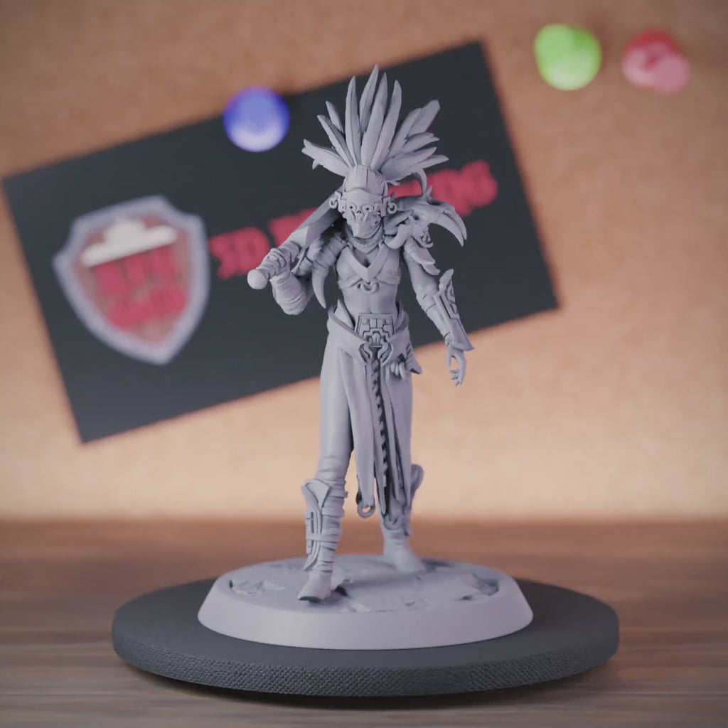 Kämpferin 5e | DnD Weibliche menschliche Amazonenkämpferin Miniatur 