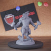 Lizardfolk 5e | DnD Lizardfolk Barbarian Defender Hammer Miniature
