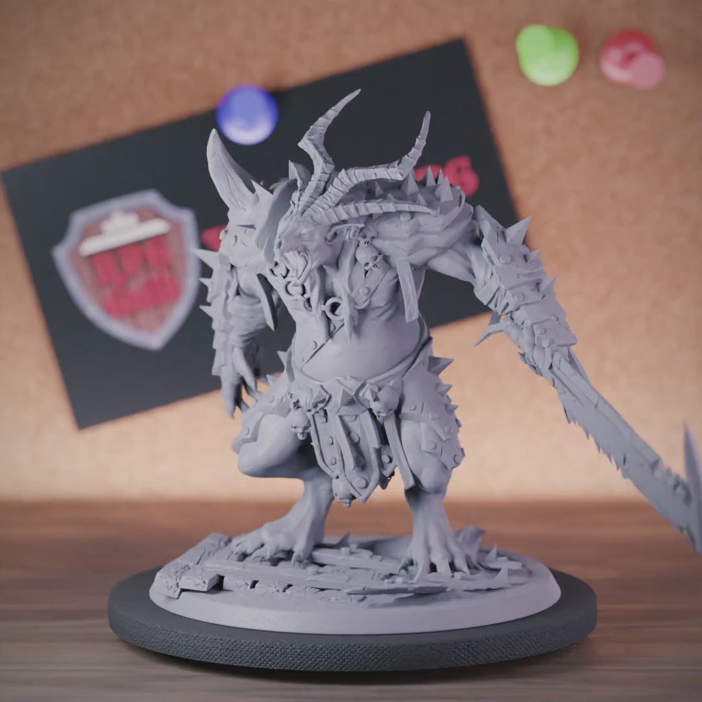 Rattenmenschen 5e | DnD Rattenmenschen Riesenkrieger Miniatur 