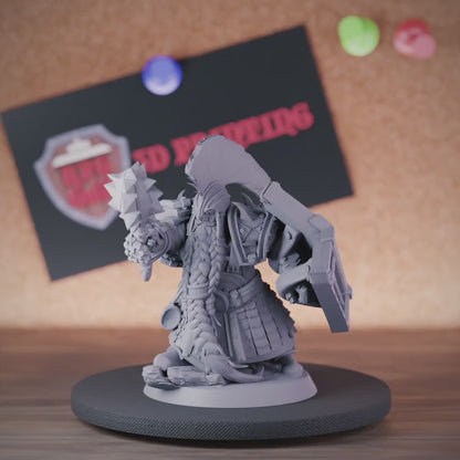 Duergar 5e | DnD Duergar Fighter Heavy Armored Miniature