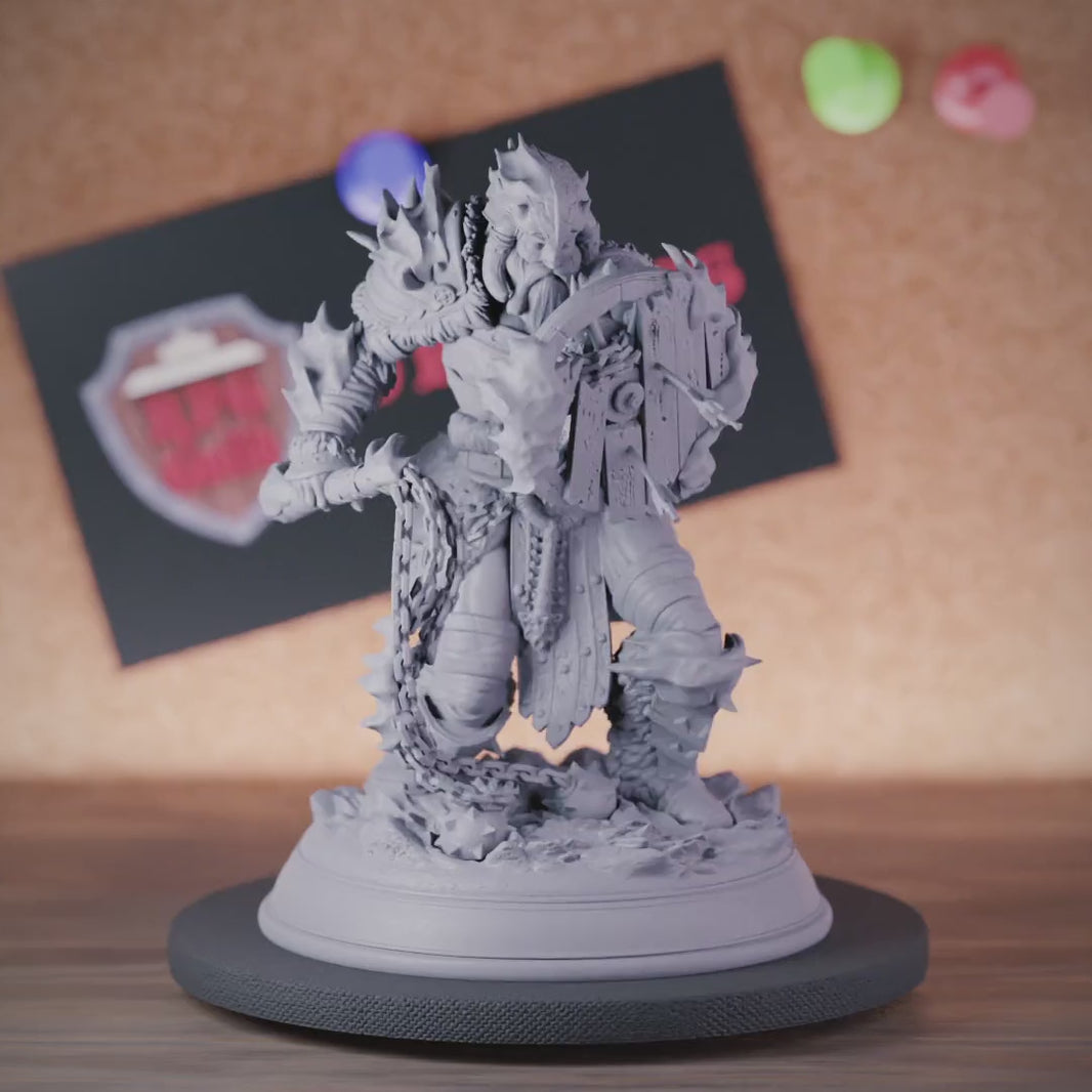 Frost Giant 5e | DnD Frost Giant Jailor Warrior Miniature