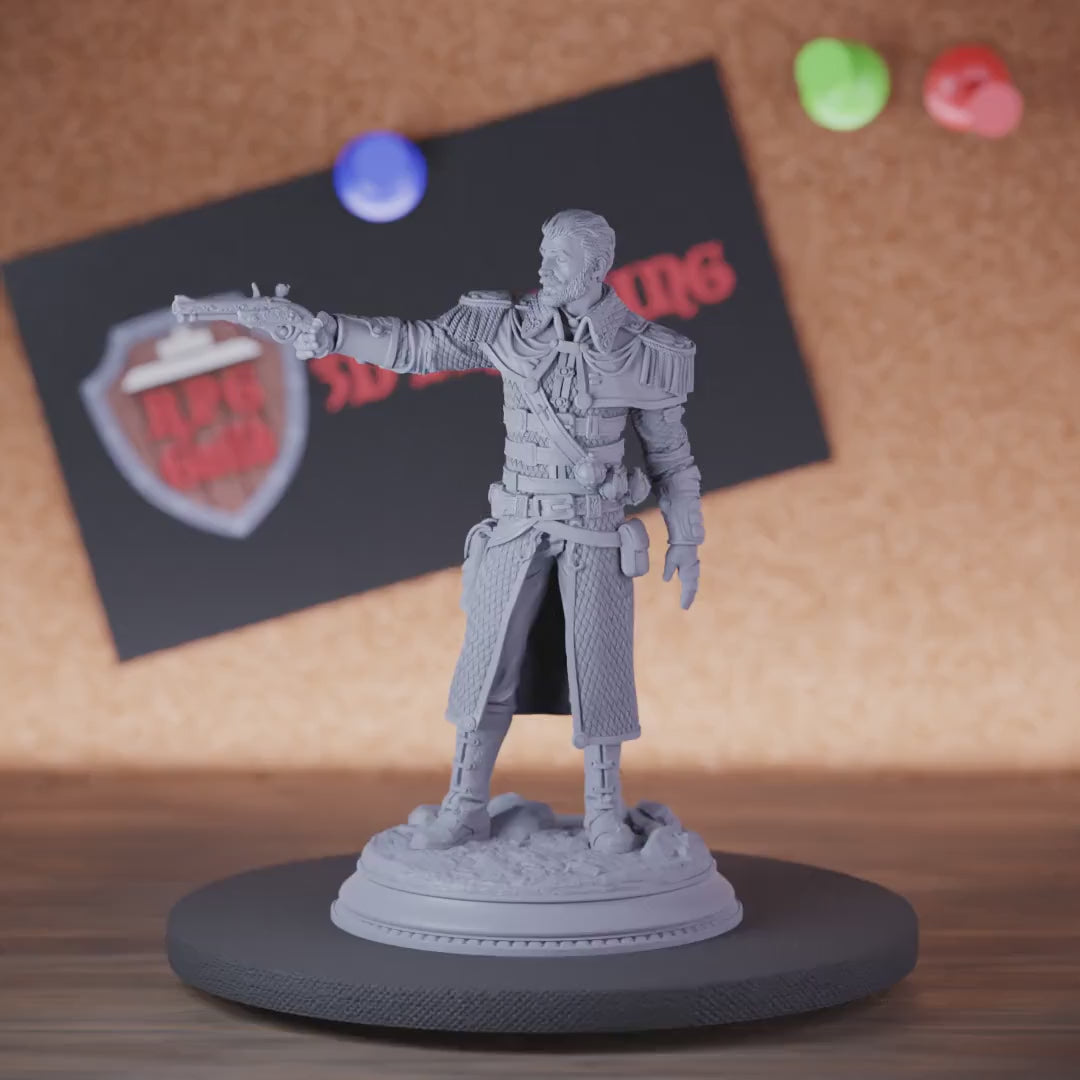 Revolverheld 5e | DnD Großinquisitor-General-Miniatur 