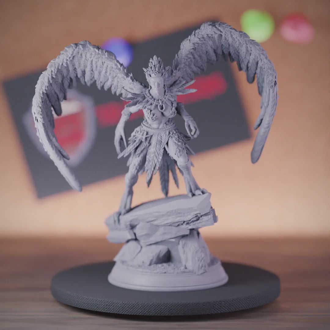 Harpy 5e | DnD Harpy Queen Monster Miniature | RPG Guild