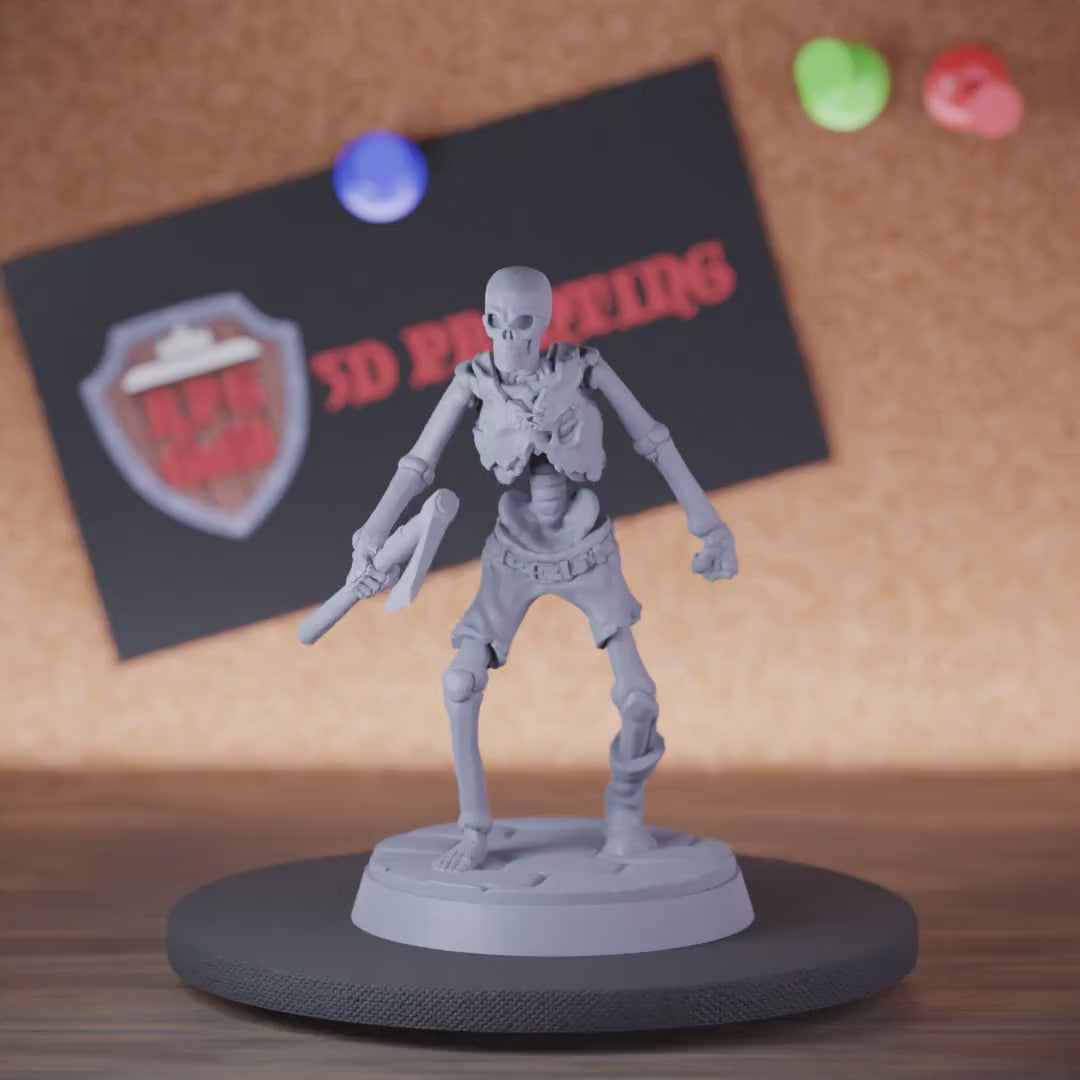 Skeleton 5e | DnD Skeleton Miner Monster Miniature