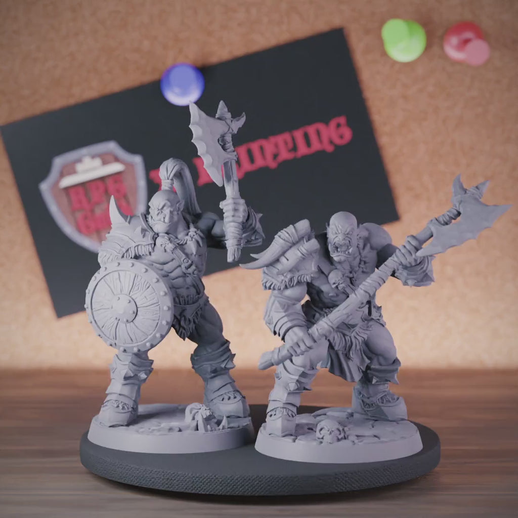 Orc Set 5e | DnD Warriors Set of Miniatures