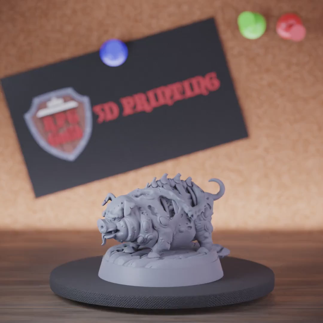 Undead 5e | DnD Undead Pig Zombie Miniature