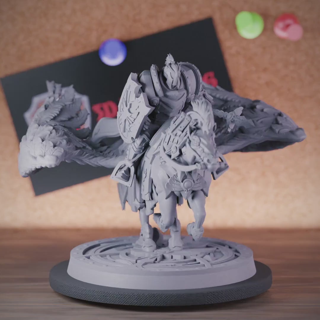 5e Paladin | DnD Paladin Pegasus Rider Miniature