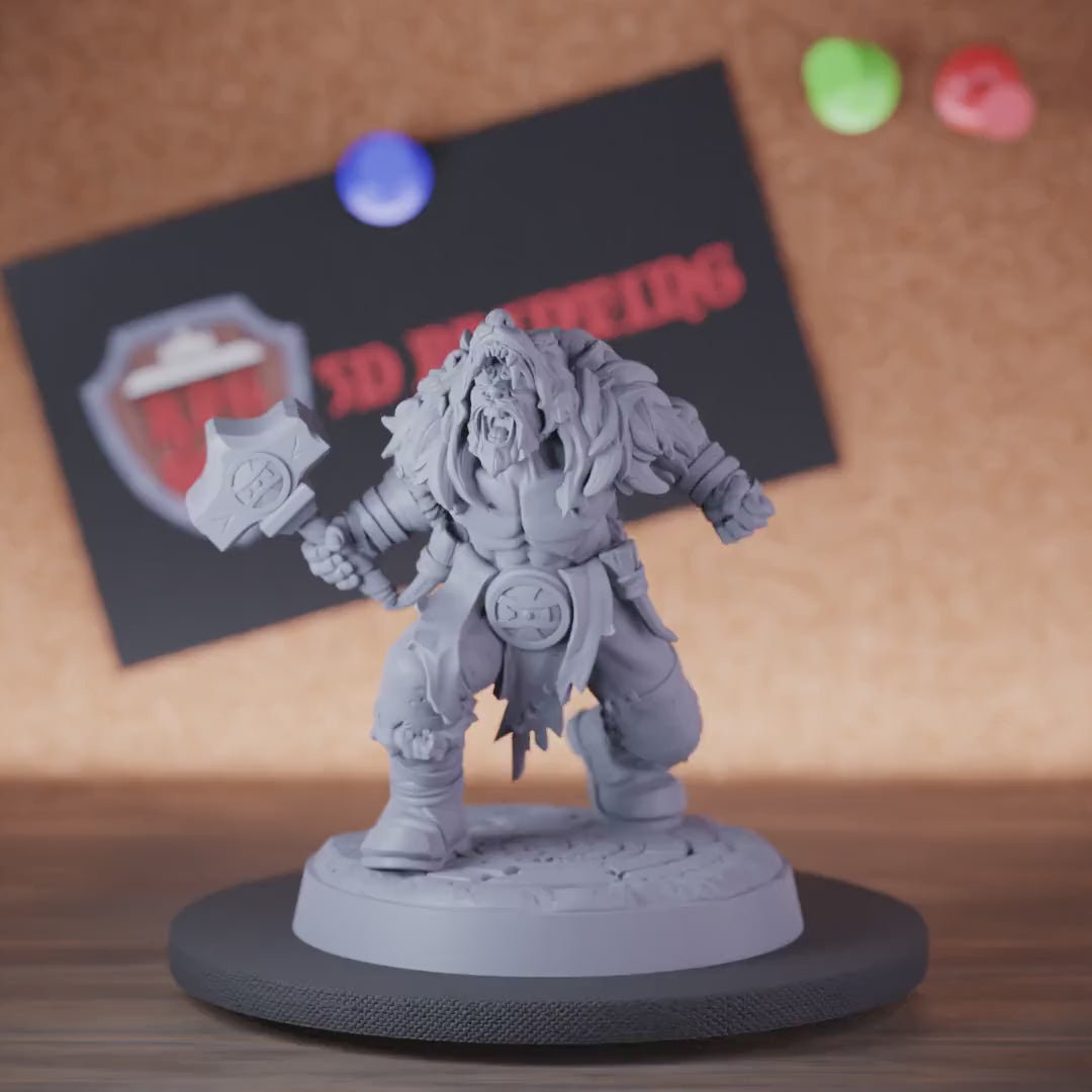 Berserker 5e | DnD Viking Berserker Hammer Miniature
