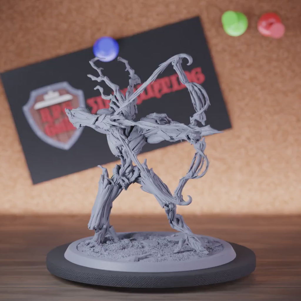 Leshy 5e | DnD Leshy Warrior Archer Miniature
