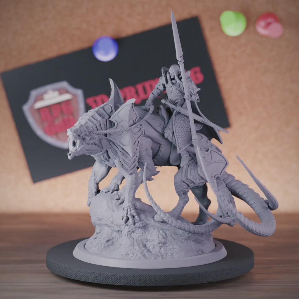 Elf 5e | DnD Elf Lord Fighter Spearman Miniature