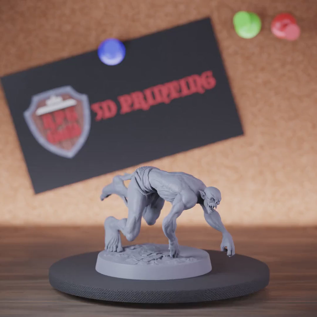 Ghul 5e | DnD Wilder Affe Ghul Miniatur 