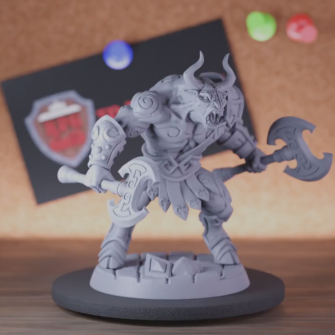 Tauren 5e | DnD Tauren Barbarian Miniature