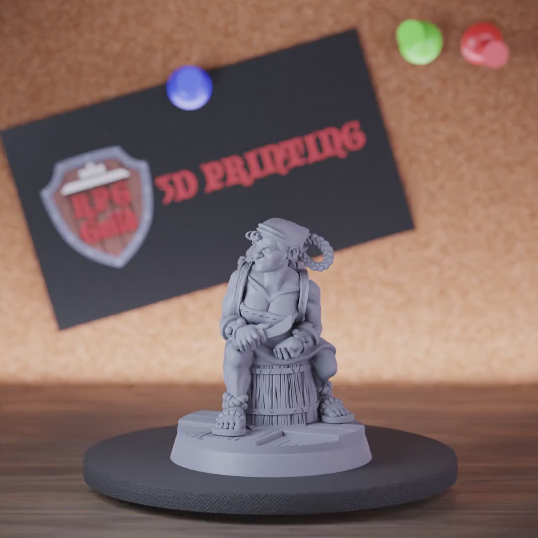 Human 5e | DnD Human Female Peasant Npc Miniature