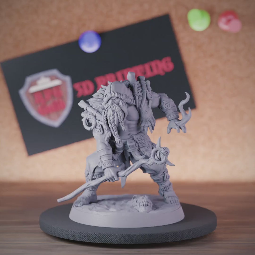 Wizard 5e | DnD Viking Northman Wizard Miniature