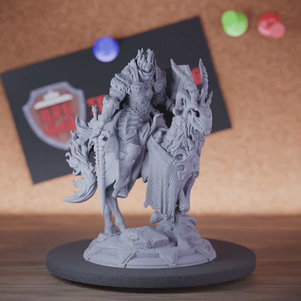 Death Knight 5e | DnD Death Knight Horse Rider  Miniature
